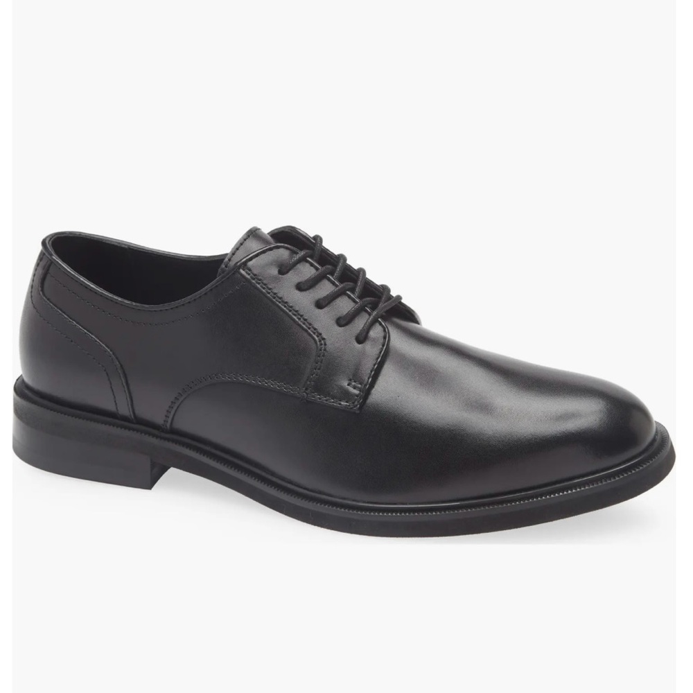 NEW Black Leather Men's Oxfords